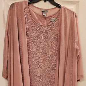 Lace Jacket Dress Plus Size